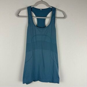Lululemon Illuminight Blue Swiftly Tech Racerback Athletic Tank Top Size 10